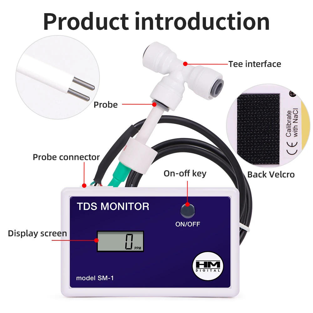 Detektor TDS Monitor jakości wody cyfrowy LCD wody testujący całkowitą ilość rozpuszczonych ciał stałych filtr PPM miernik do picia do basenu