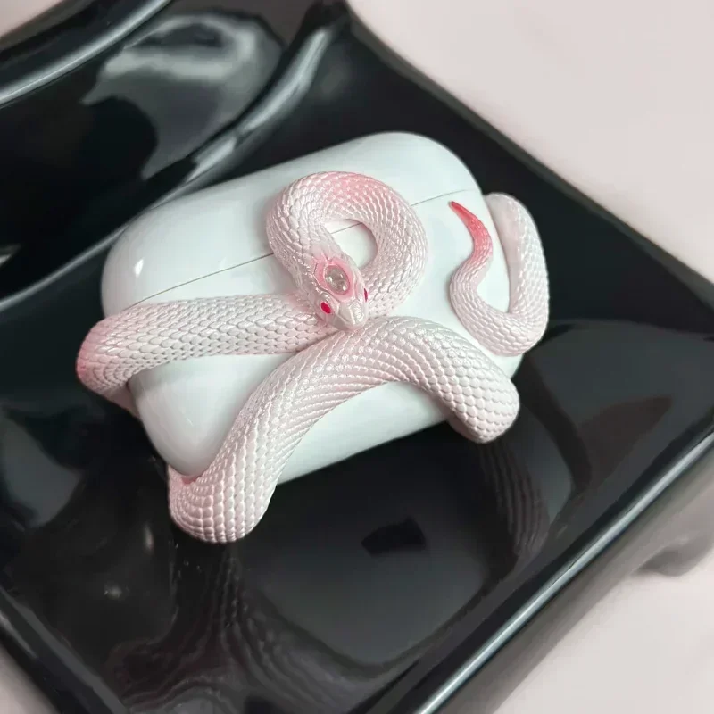 Snake Series Airpods Case PVC Shell Material Cover Airpods Pro1/Pro2 Earphone Protection Accessories Custom Air Pods Pro Case