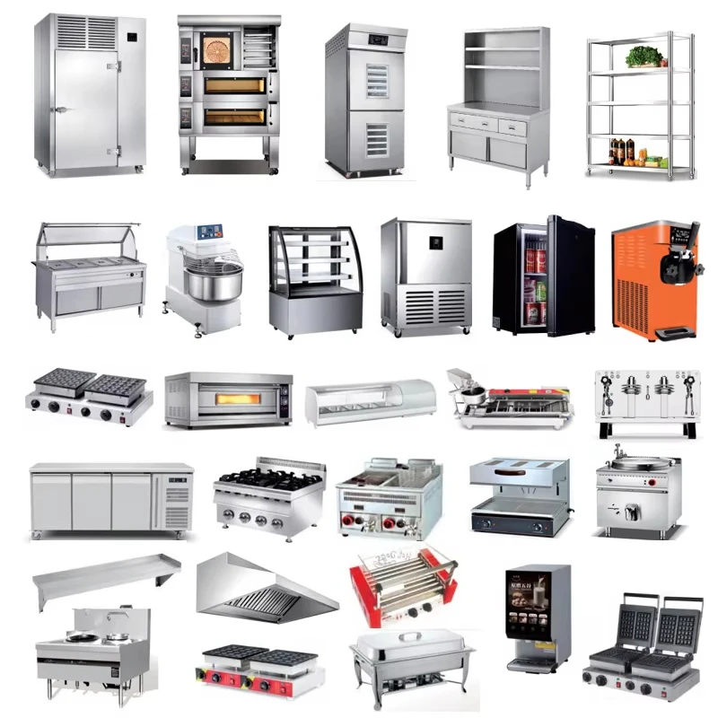 Heavy Duty Commercial Kitchen Equipment Stainless Steel Electric & Gas Cooking Tools for Restaurants Hotels Catering Services