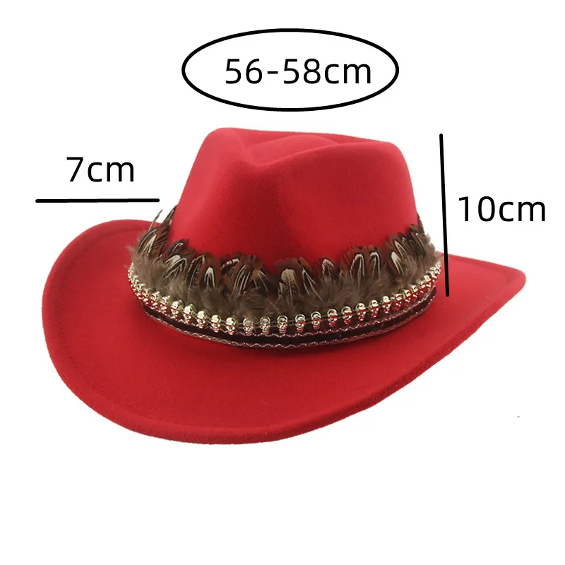 Cowboy Hat Cowgirl Man Hat Hats for Women Fedoras Western Cowboy Solid Camel Wide Brim Band Accessories Hat New Chapeau Cowboy