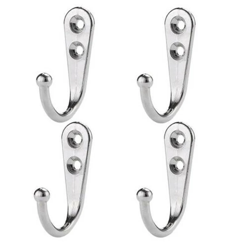 10PCS Cloth Hook Hangers Vintage Zinc Alloy Wall Hook Key Coat Bag Hat Hanger Rustic Robe Hooks Wall Hanging Hooks Coat Rack