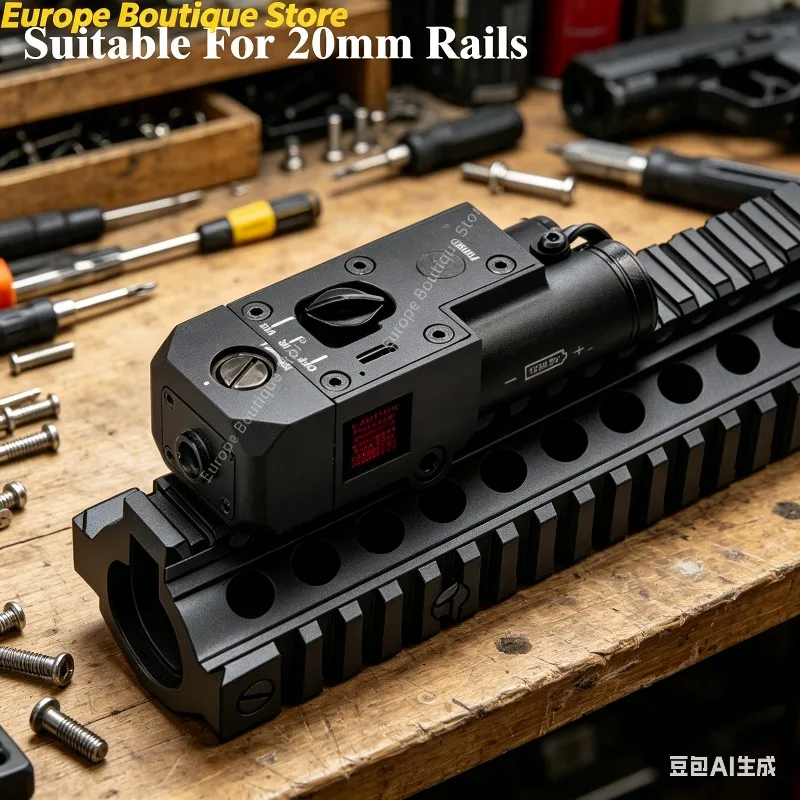 

WADSN CQBL Solid IR Laser Pointer Red Dot M300 LED Scout Light Dual Tail Switch Airsoft Hunting AR Tactical Rail Gear
