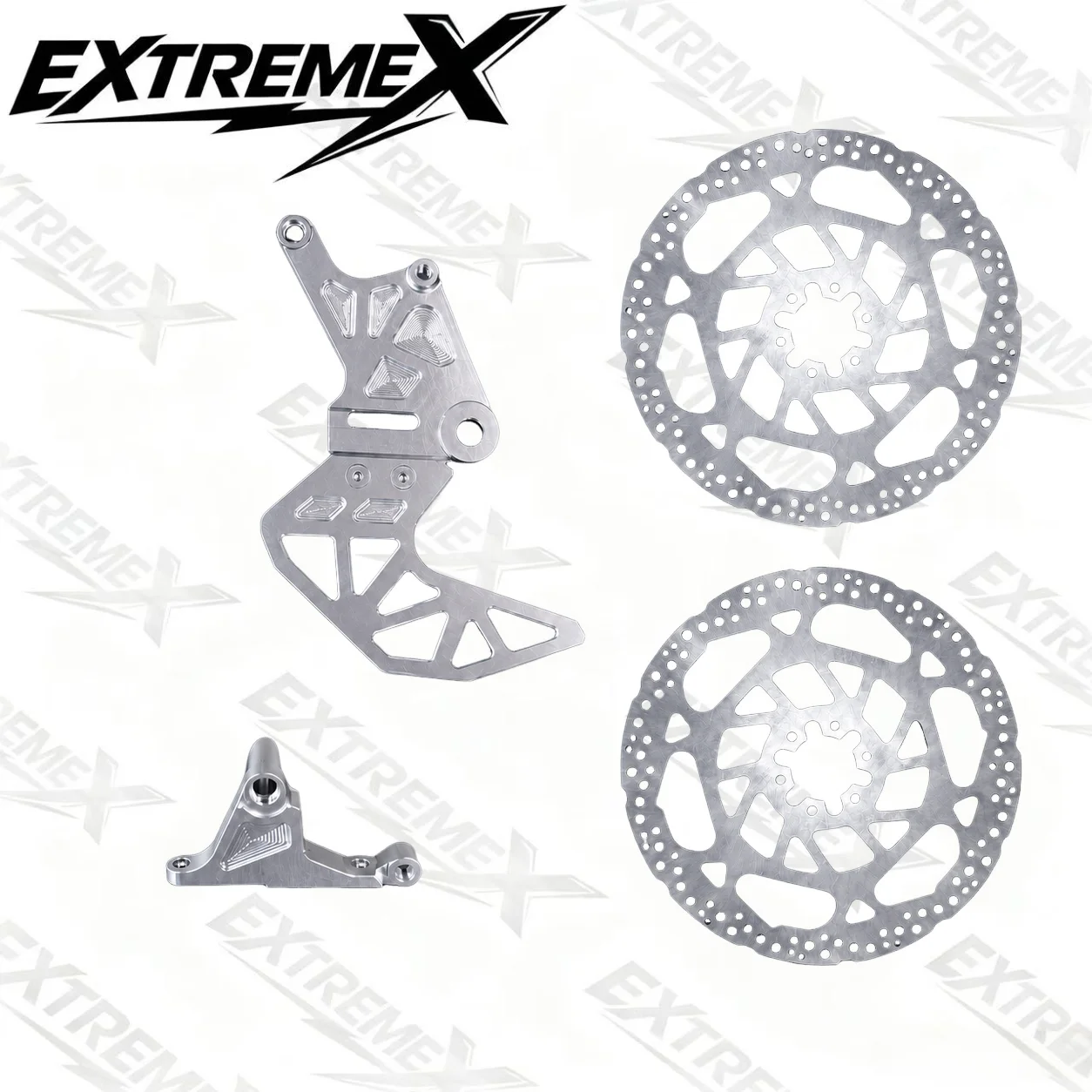 240Mm Aluminum Alloy Front/Rear Brake Disc Kit Caliper Adapter Bracket New Aftermarket Upgrade for Sur Ron Light Bee