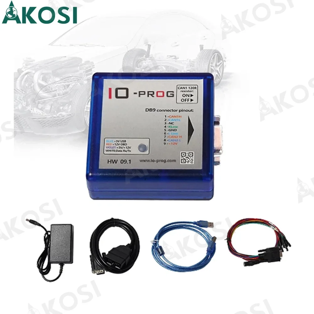 

2024 Newest IO-PROG Programmer BD9 Connector Pinout IO Prog Same With I/O Terminal Multi Tool Device for GM Only HW 09.1