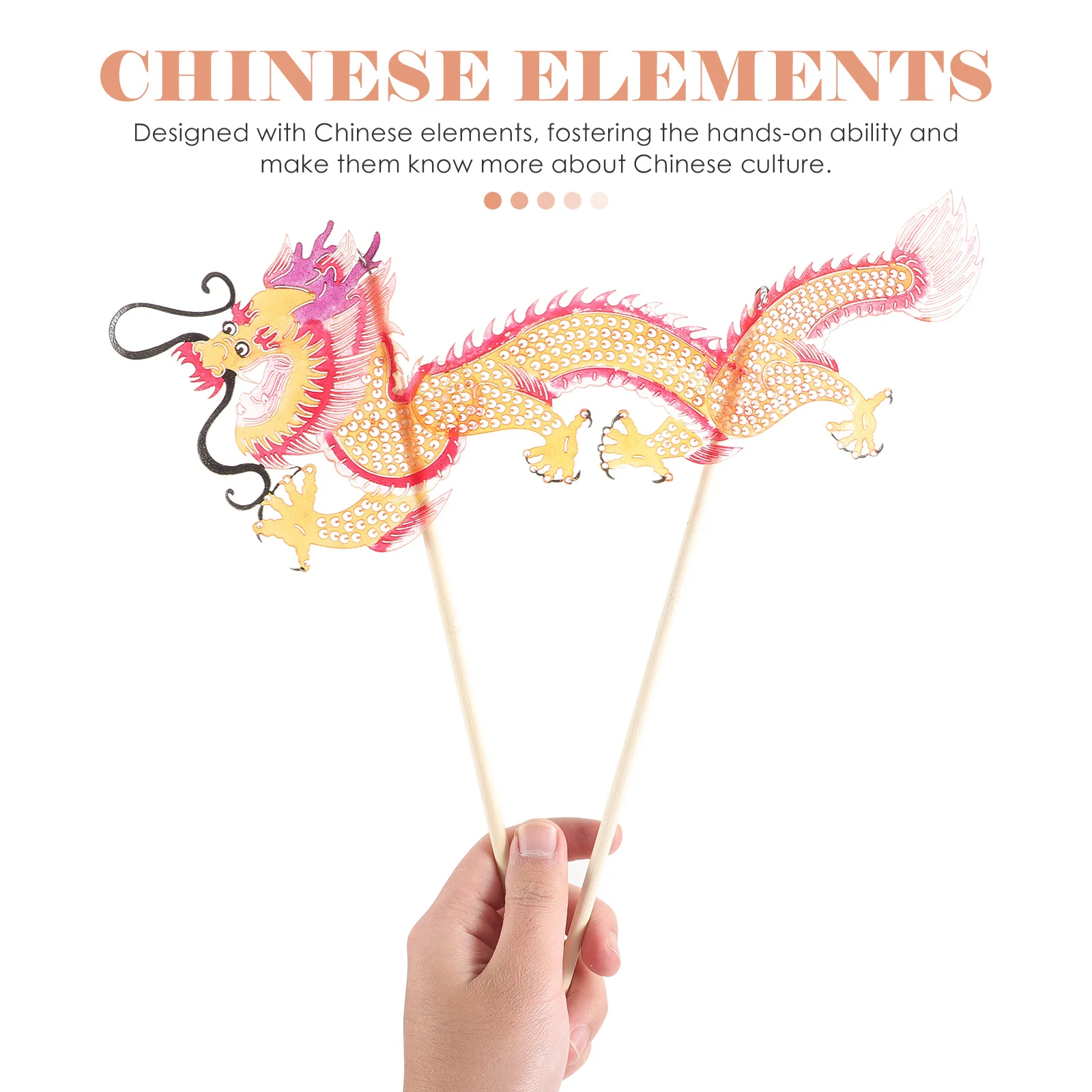 مجموعة الظل التقليدية التي يمكنك صنعها بنفسك دعائم الرقص المصنوعة يدويًا لعبة الحرف الثقافية دعامة ديكور المهرجان #5