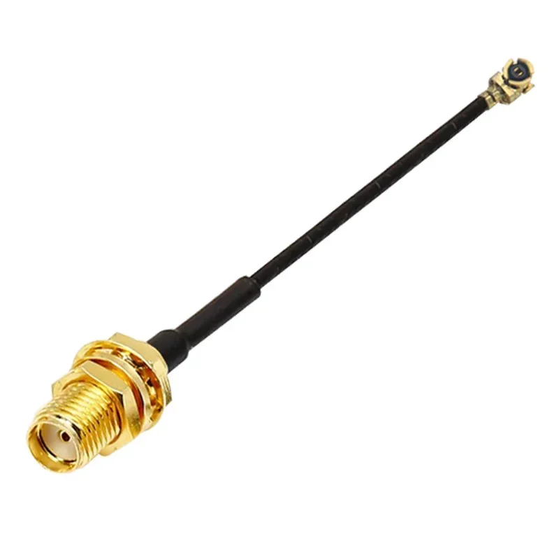 2 piezas cable 1.13 conector SMA hembra a UFL/U.FL/ cable de baja pérdida a (RP)SMA pigtail cable de extensión de antena WiFi 3