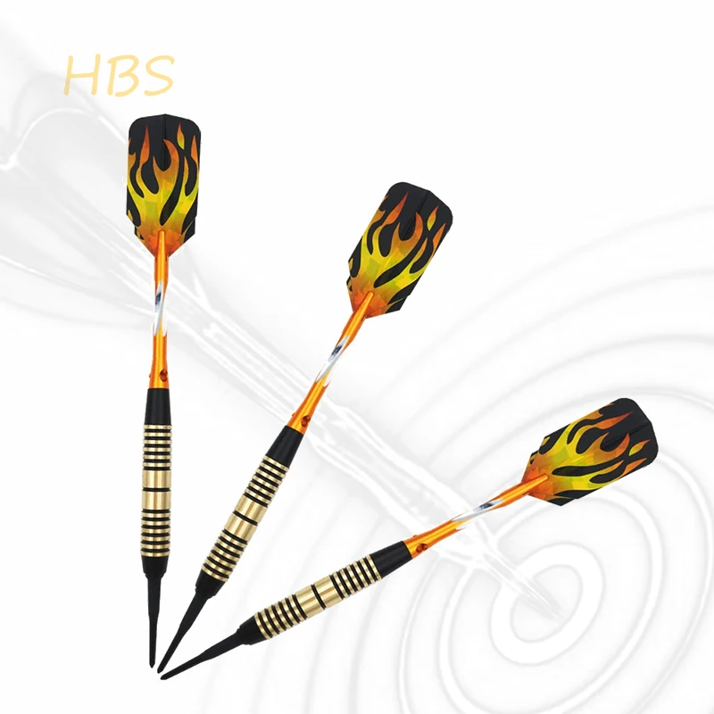 

3PCS/set High-end Electronic Darts 18g Brass Soft-tip Darts Electronic Darts Target Throwing Game HBS