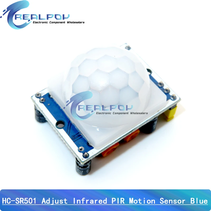 Picture 5: HC-SR501 Adjust IR Pyroelectric Infrared PIR Motion Sensor Detector Module Motion Sensor Detector Module HC SR501 Bracket