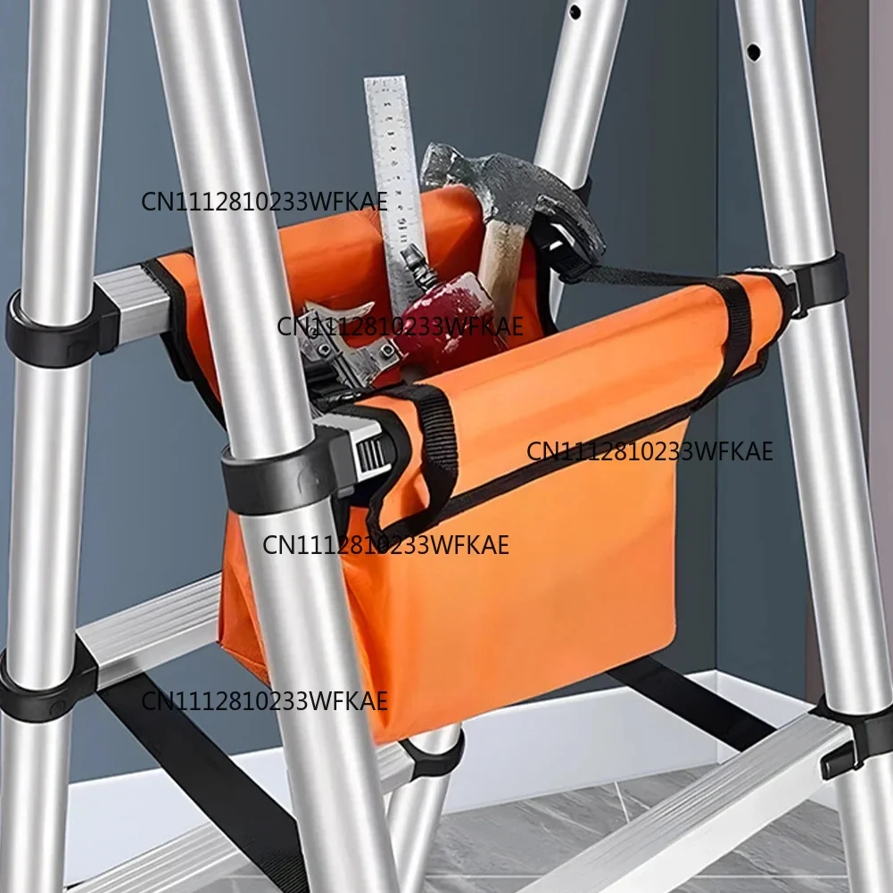 Folding Ladder Tool Storage Bag Versatile Durable Convenient Accessories Oxford Cloth Portable Ladder Hanging Bag for Workshop