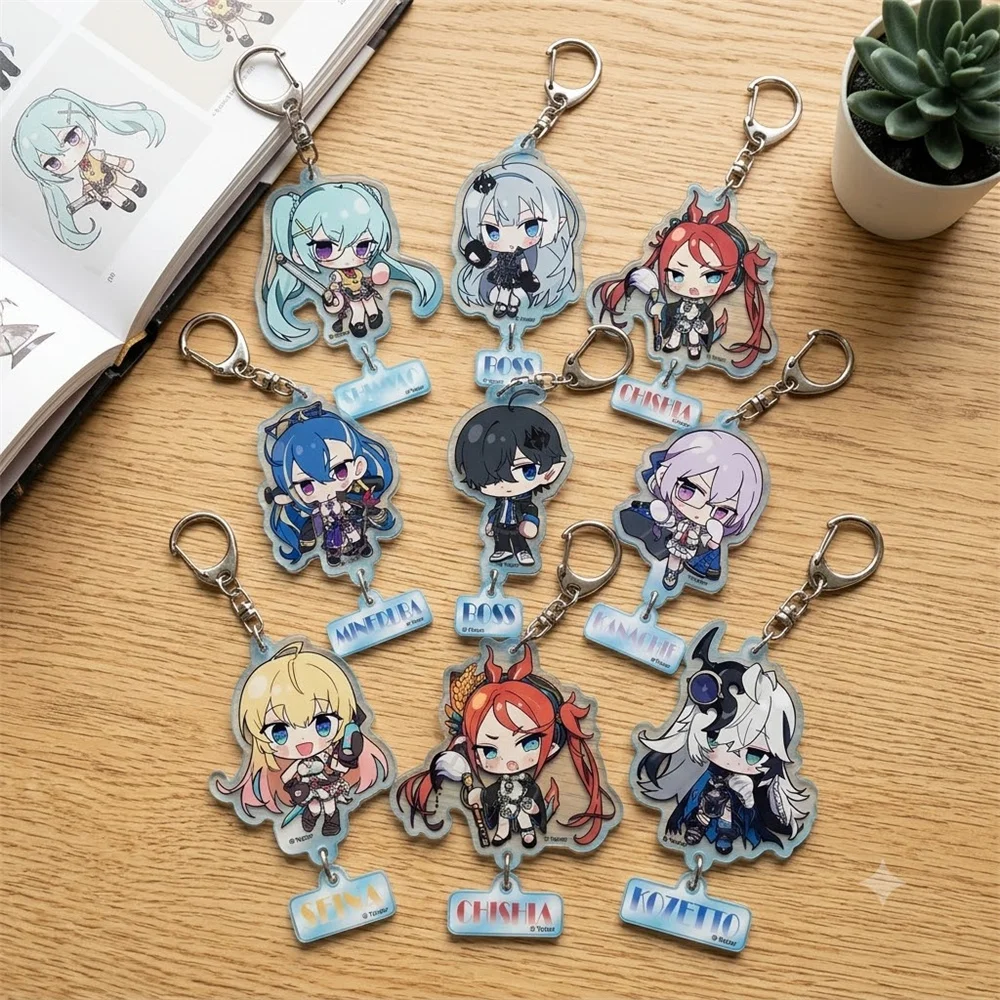 6CM Anime Stella Sora Acrylic Keychain Model Cosplay Charm Characters Ornament Accessories Goods Collection Christmas Gifts