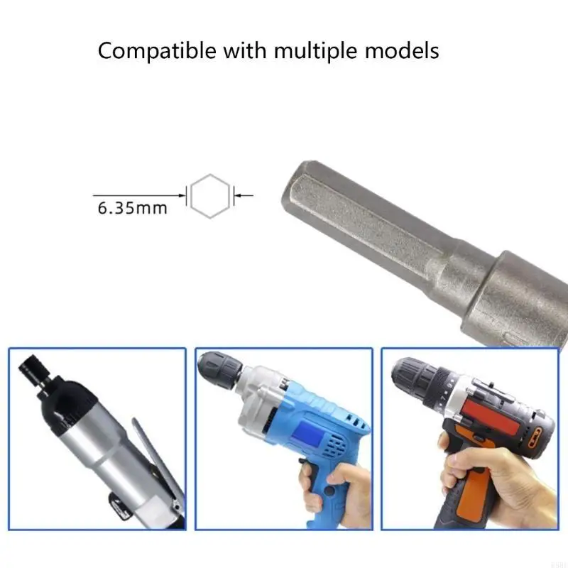 

Precise Engineered Hexagonal Handle Socket Extension Rod Pneumatic Screwdriver Suitable for Tool Repairs DIY Projects