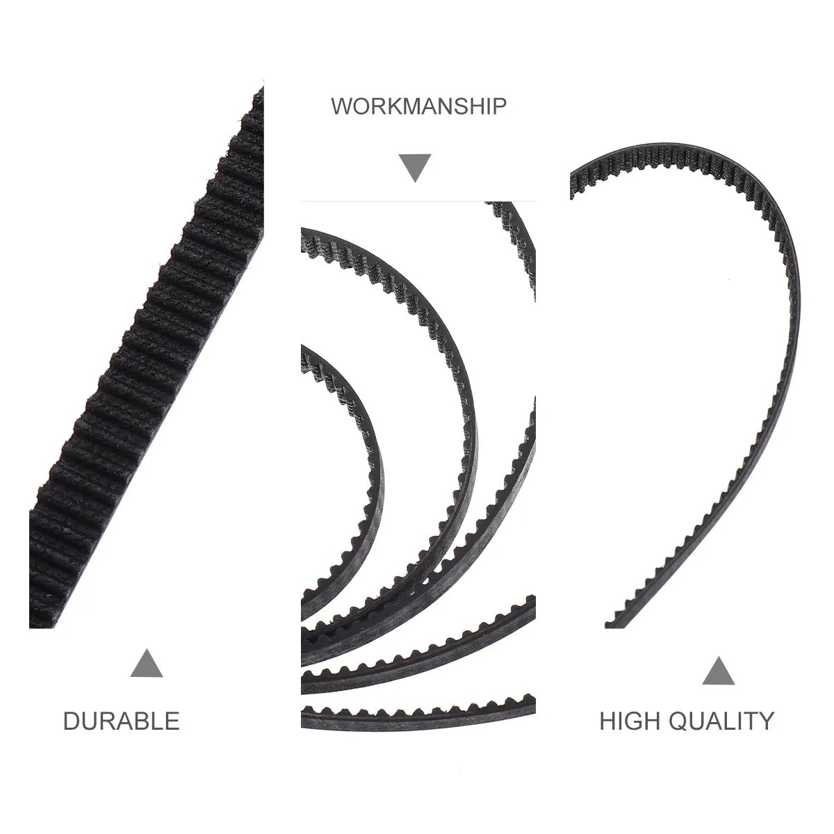 

6Pcs Gt2 Timing Belt Closed Loop Rubber Synchronous Belt for 3D Printer Cnc Linear Motion Transmission Vibration Absorption