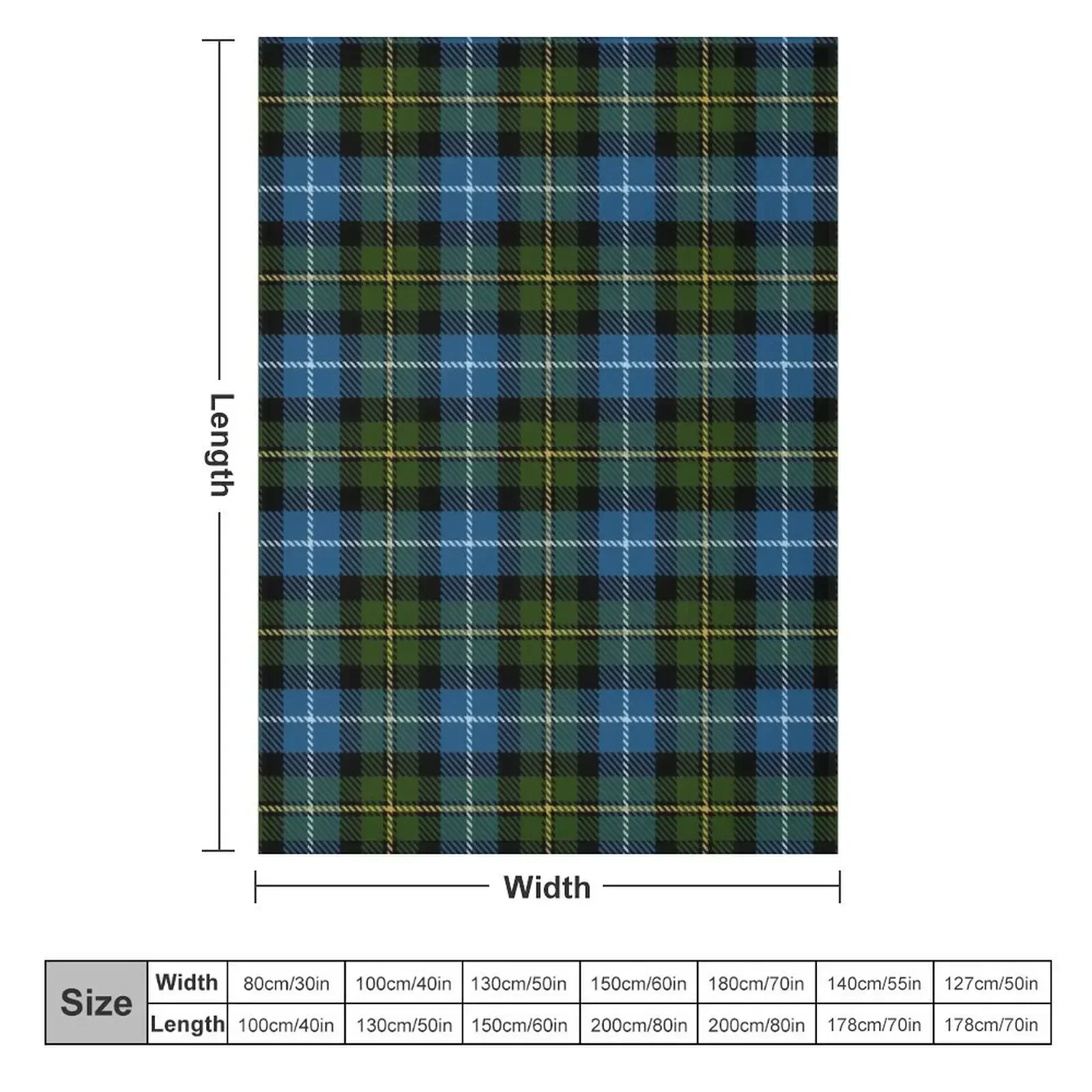 MacNeils Of Barra Clan Family Tartan Throw Blanket Hairys Soft Beds Blankets