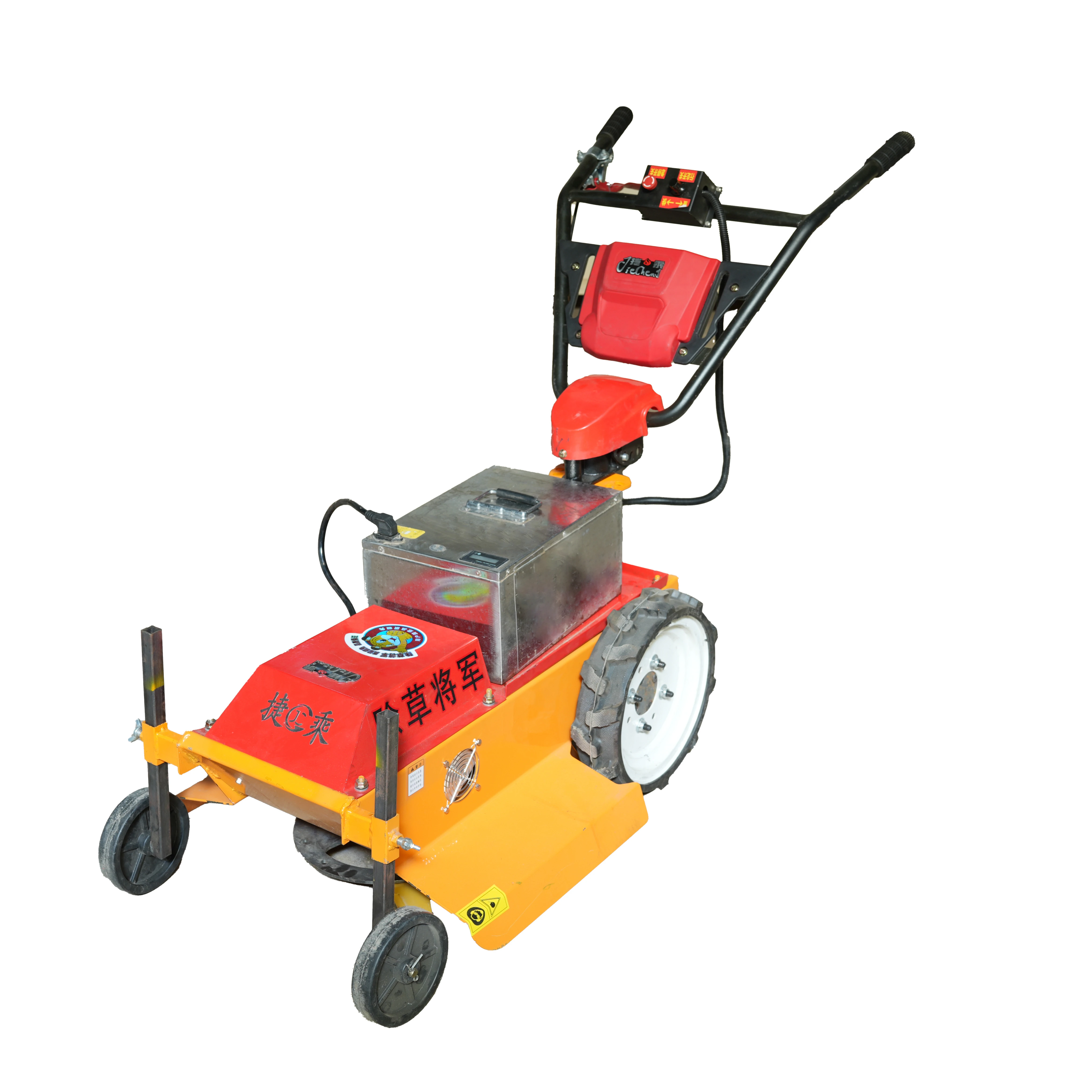 Alça ajustável de 7 velocidades portátil puro elétrico de grau industrial diy cortador de grama sem fio com fonte de alimentação da bateria