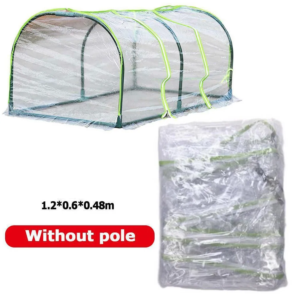 Film PVC Cover Garden Green Greenhouse Grow House Protection Small 120x60x50cm Storage Anti-sun 2021 Functional