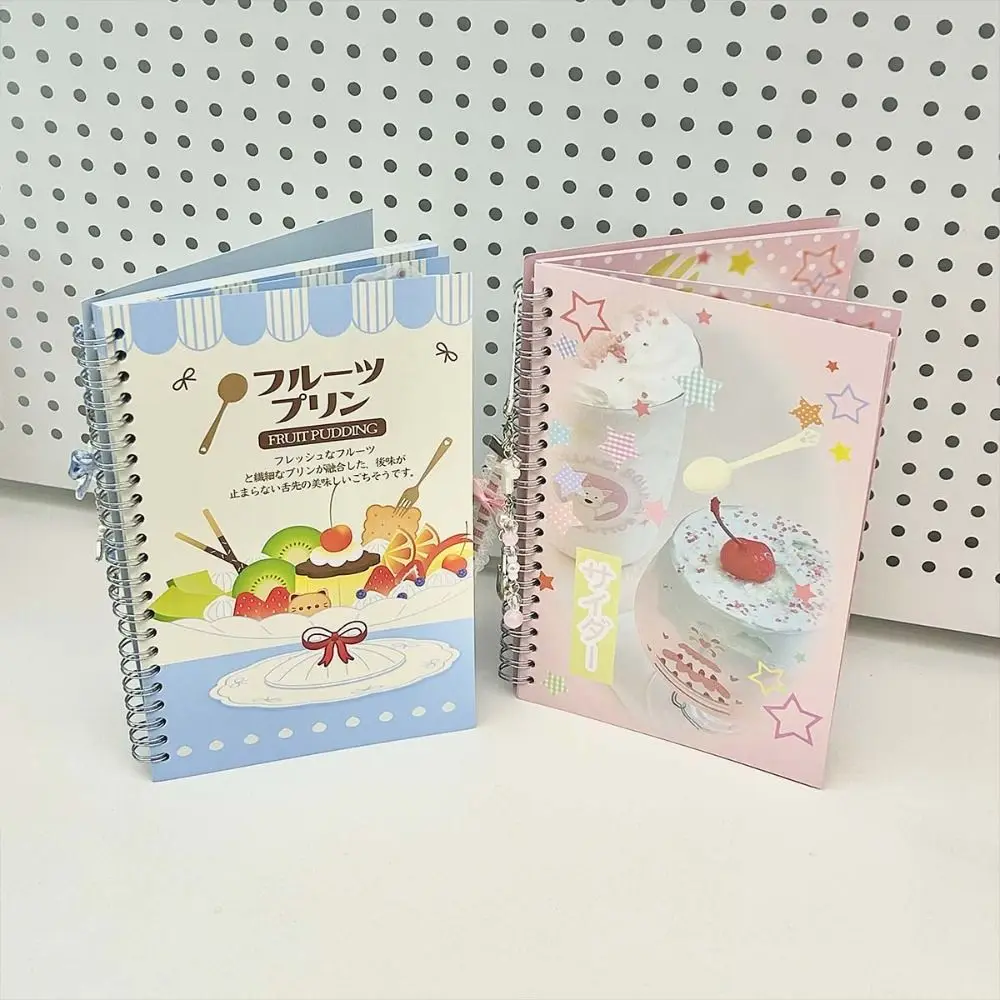 Cute A5 Sticker Storage Album Food Theme Decor Large Size Scrapbooking Sticker Storage DIY Illustration Collection Book