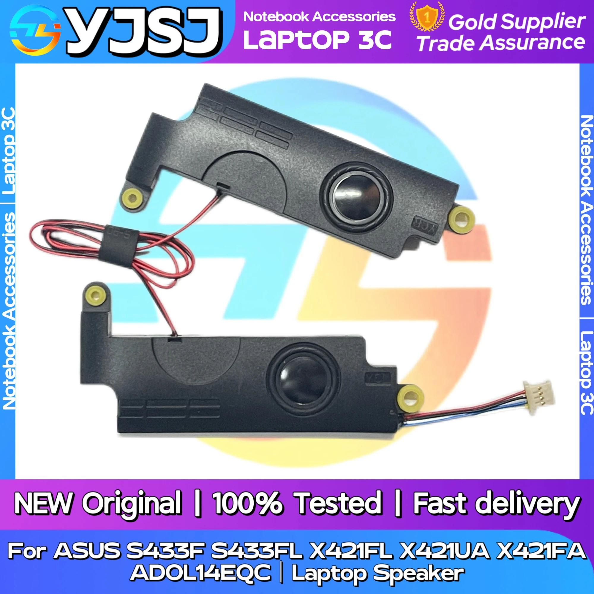 

New GENUINE Original Laptop Speaker For ASUS X421 X421FL X421UA X421FA S433F S433FL ADOL14EQC built-in speaker horn audio