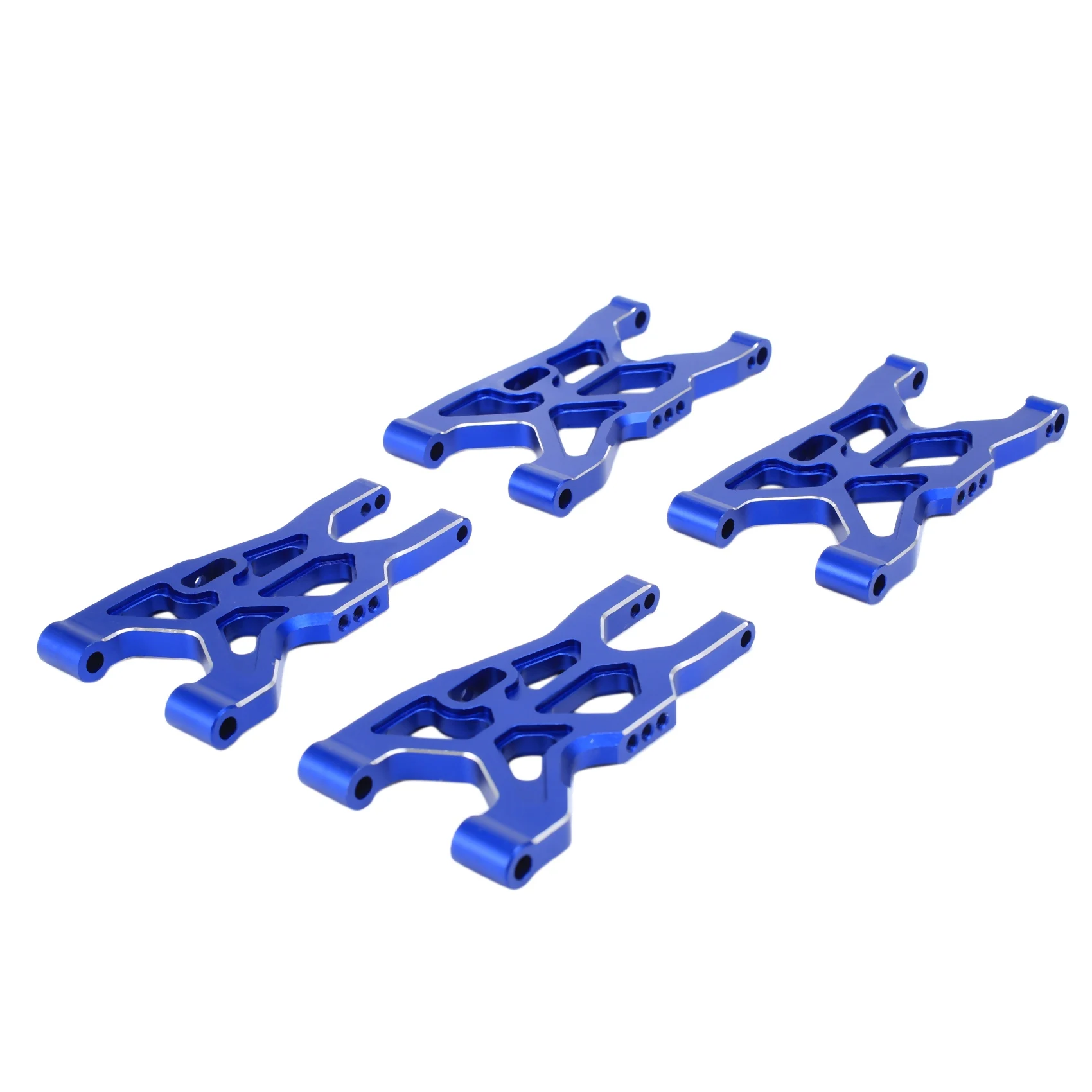 Metal Front and Rear Suspension Arm for Arrma 1/8 Infraction 4X4 MEGA / Vendetta 4X4 3S BLX RC Car Upgrades Parts,Blue