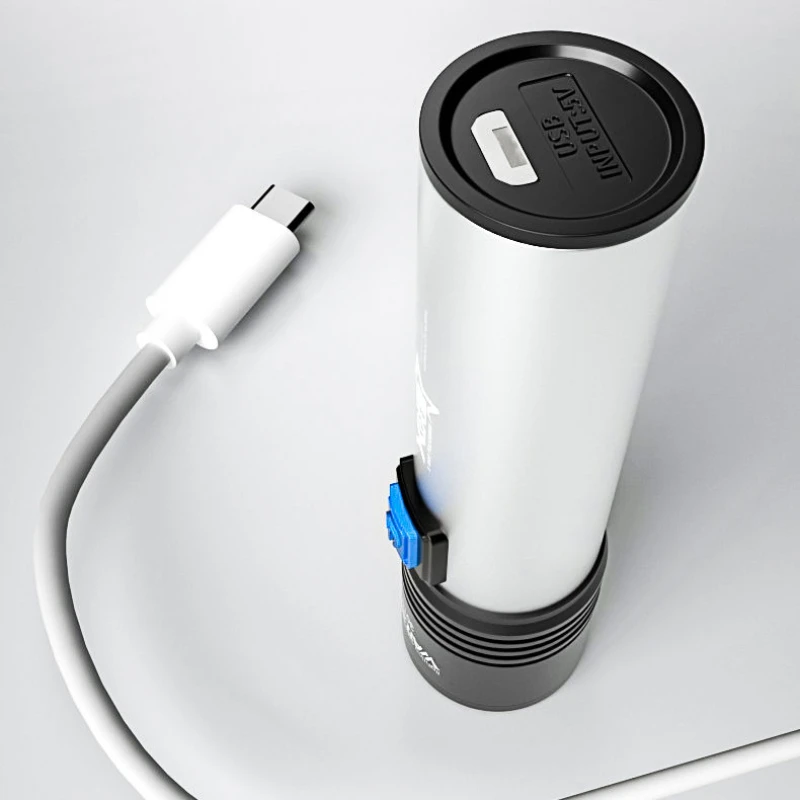 Imagem -02 - Xiaomi-warsun Mini Tocha Led Lanterna Recarregável Carregamento Usb Portátil Banco de Alta Potência Lanterna de Longo Alcance Lanterna Camping