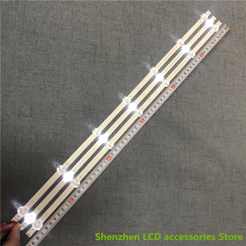สำหรับ LED32B3060C RH-D32071235-334AS-M 59ซม.7LED 6V 32นิ้วใช้อลูมิเนียม100% ใหม่ LCD TV Backlight บาร์