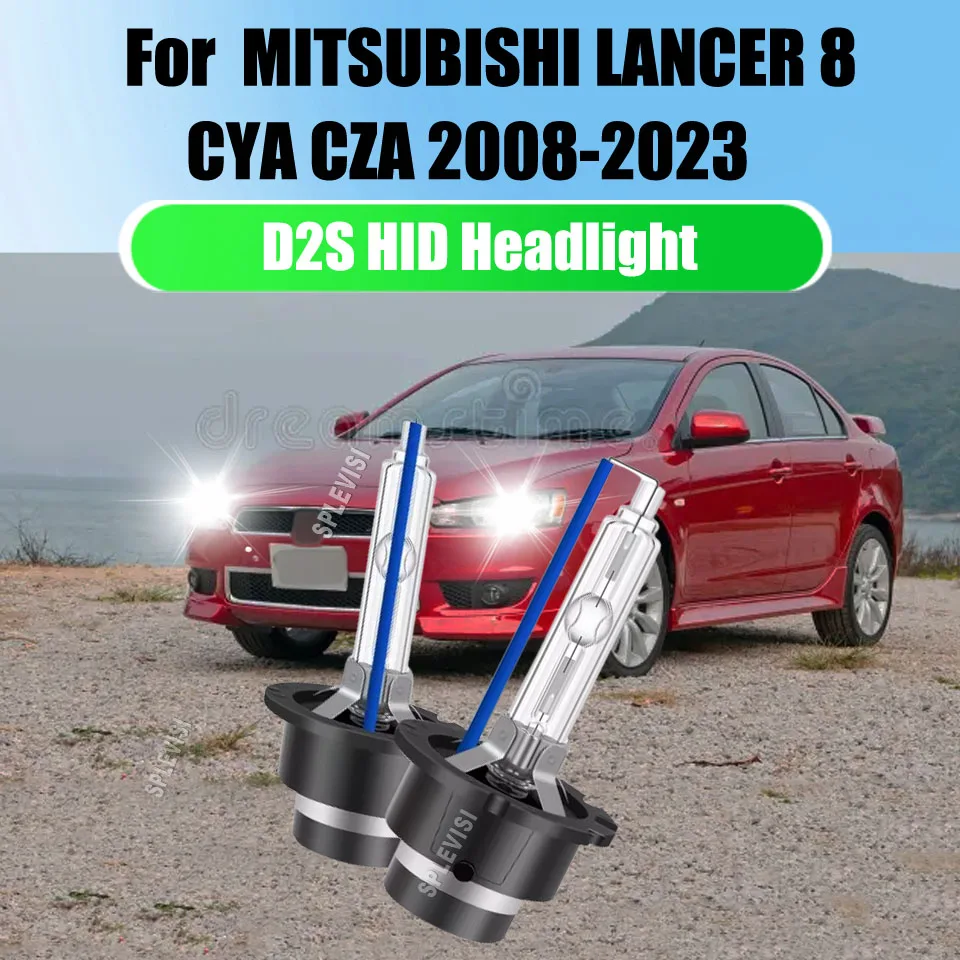 

Pack of 2 35W D2S HID Bulbs Xenon Lamp 6000K Super Bright Headlight For MITSUBISHI LANCER 8 CYA CZA 2008 2009 2010 2011-2023