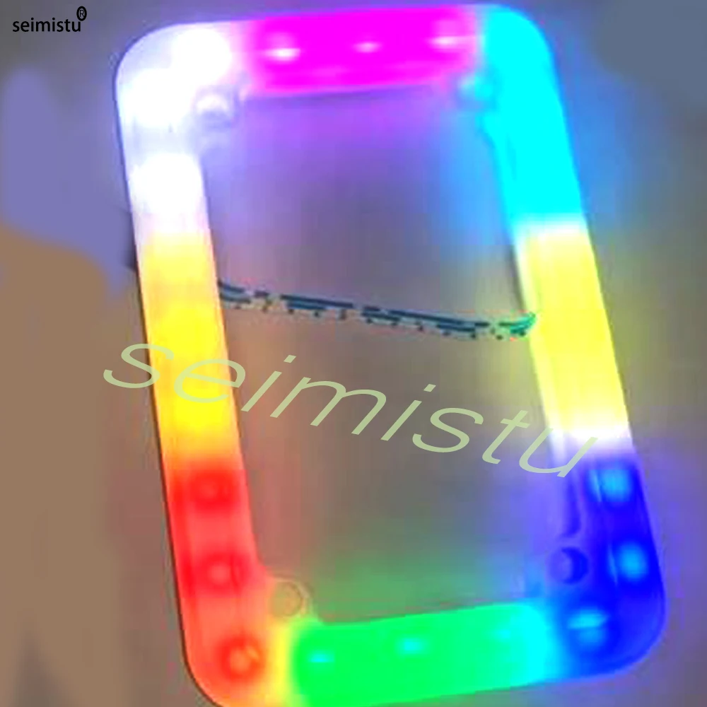 Coin acceptor LED Colorful LED Frame Decorative Panel Upgrade DIY  Vending Machine Parts Lamp Holder Pinball Arcade Game