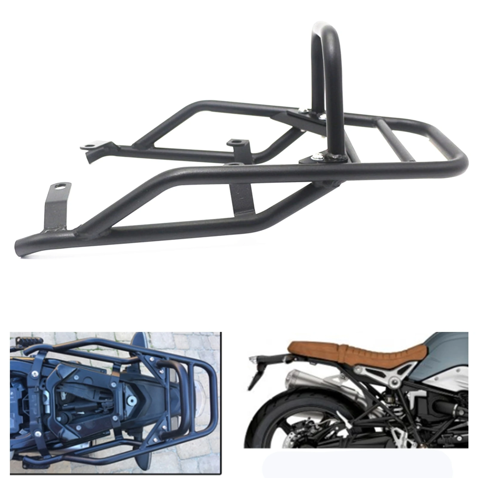 

2PCS/1SET Rear Seat Passenger Luggage Rack Carrier For BMW R NineT 2014-2021