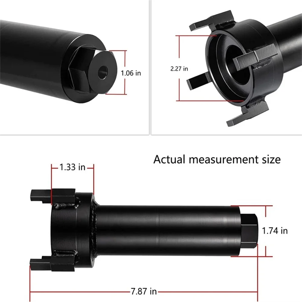 ANX YB-34447 Zahnradgehäuse-Trägermutter-Entfernungs- und Installationswerkzeug für Yamaha Außenbordmotor 101 mm 60–130 PS Bootszubehör Kfz-Werkzeuge – Detail 11