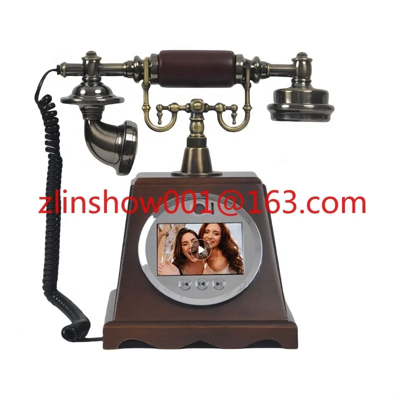 New Retro Phone Video Guestbook - 128GB Memory, HD 1080p Recording for Weddings & Events - Factory Direct Wholesale