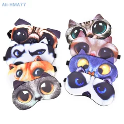 Oogmasker Eye Cover Natuurlijk Slapen Eye Patch Schattig Slaapmasker Vrouwen Mannen Oogjes