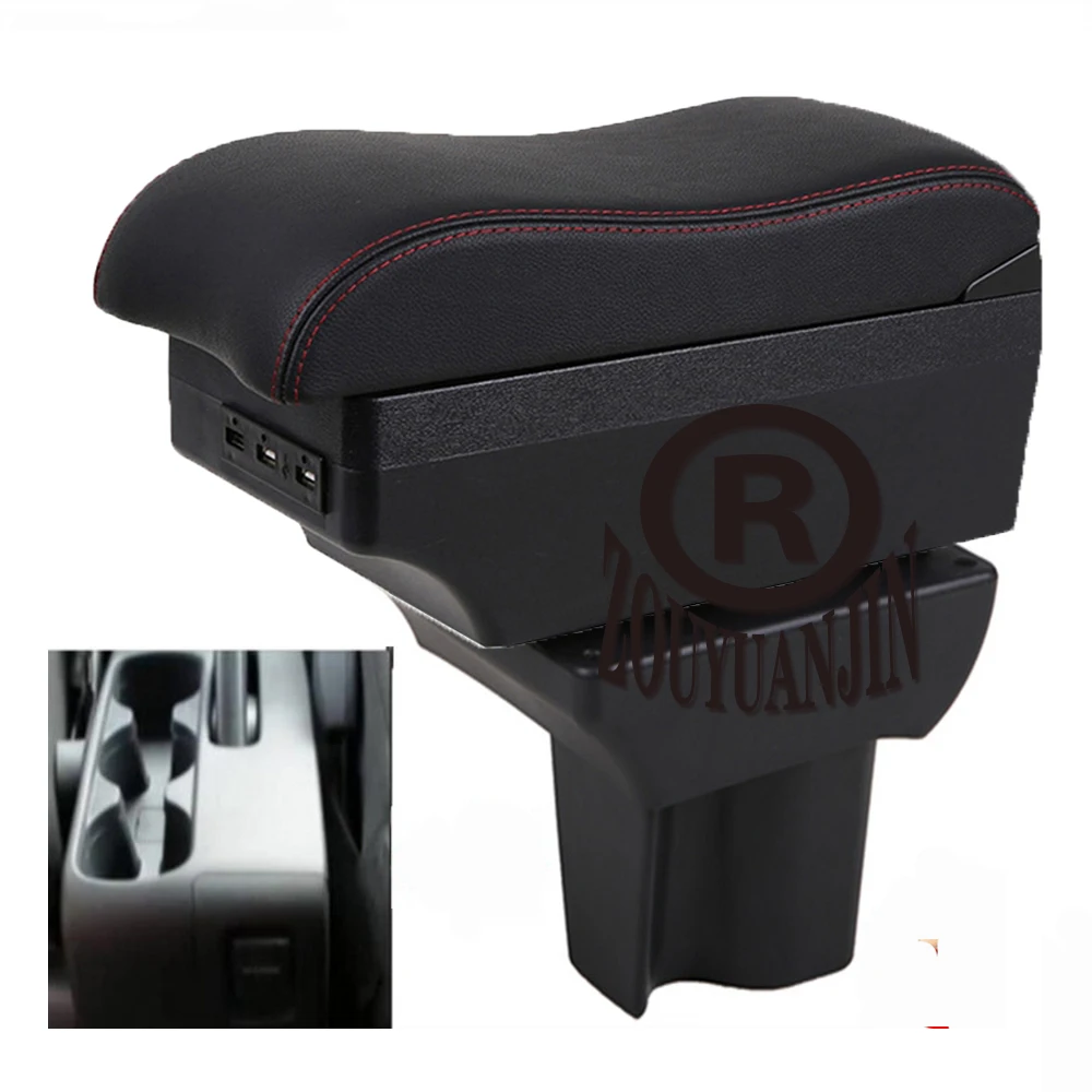 For Car Toyota Rush Armrest Box Central Content Interior Arm Elbow Rest Storage Case Car-styling with USB Cup Holder