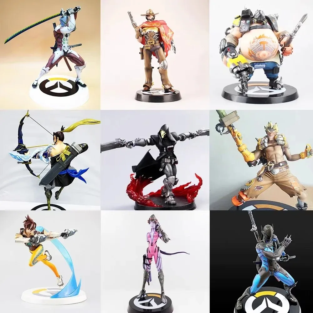 

Overwatch 2 Game Characters Model Toy Ow Reaper Tracer Mercy Lucio Pharah Widowmaker Action Figure Collection Ornaments Gift