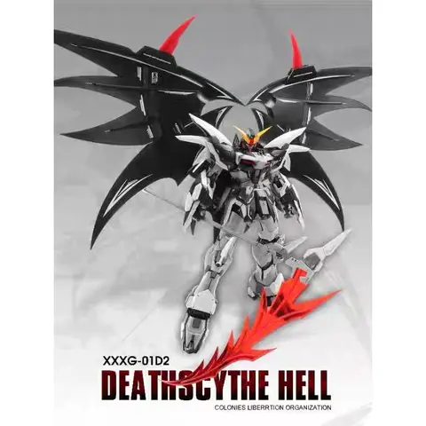 Anime Mobile Suit Endless Waltz Super Nova MG 1/100 Deathscythe Hell XXXG-01D2 Kids Toys Model Assemble Action Figure Robot