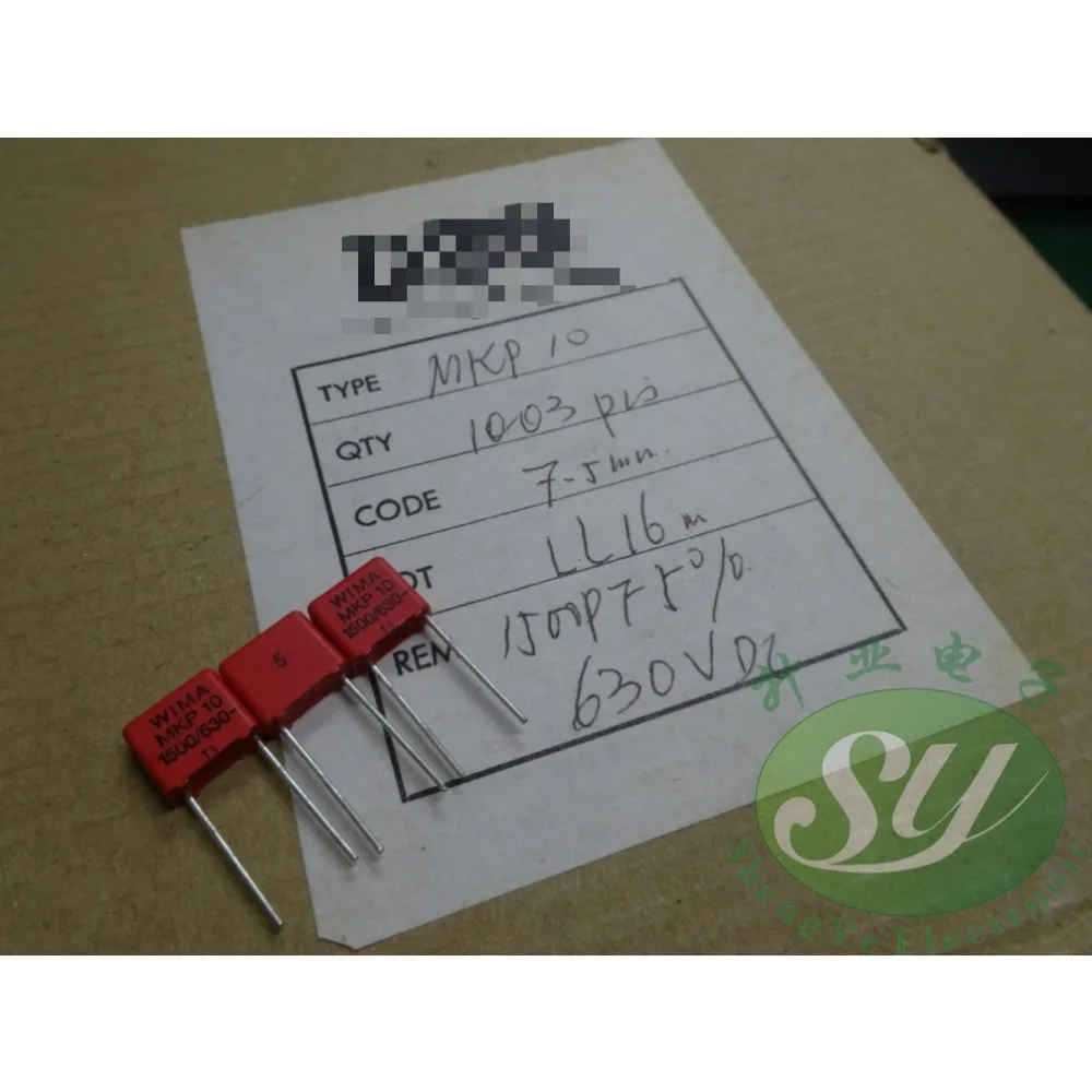 

20PCS MKP10 0.0015uF/630V 1.5nf 1n5 1500pf 152 Brand new 8mm film capacitor