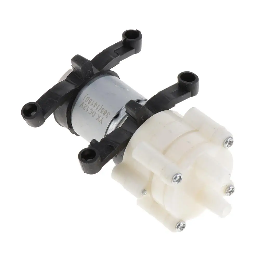 DC 6-12V Mini Water Air Diaphragm Pump Metal Gear for Aquarium Tea Pot and Small Devices