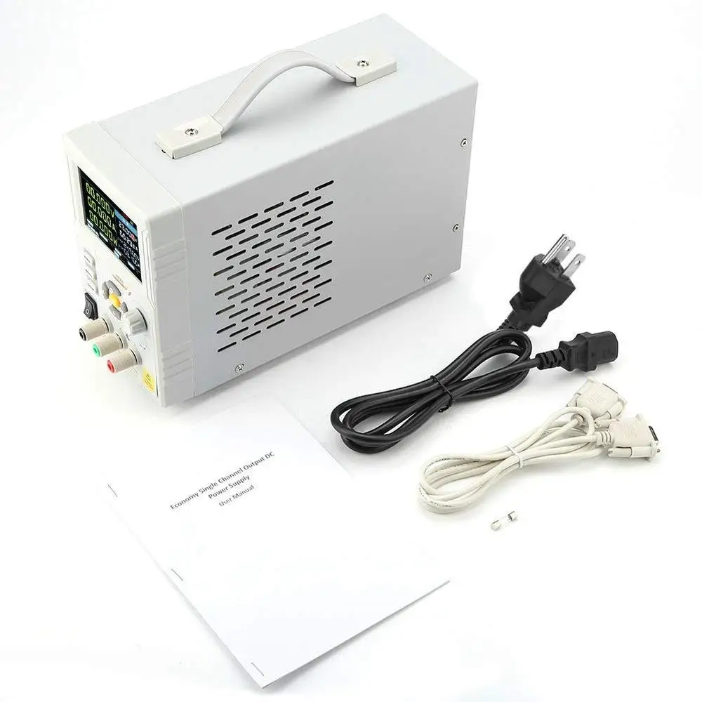 Adjustable DC Power Supply 60V 3A Programmable Linear Power Supply 180W Single Channel SCPI AC100-240V Output High Precision