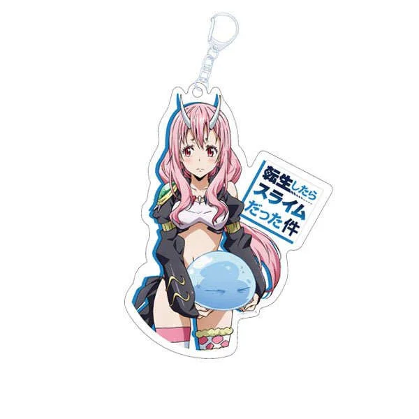 Anime Fans Gifts That Time I Got Reincarnated as a Slime HD Figures Charm Acrylic Keychain pendant Ornament Collection About 6cm