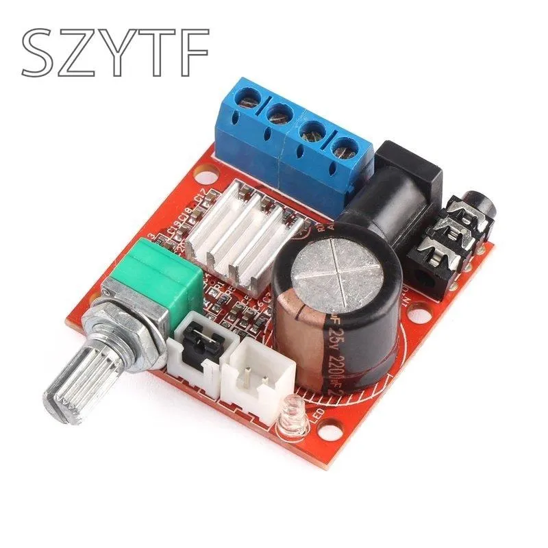 10W+10W PAM8610 D Class Dual-channel HIFI Audio Amplifier Board