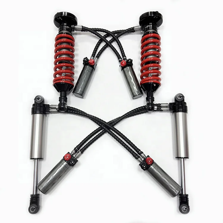 High quality Pajero front and rear adjustable nitrogen shock absorbers single tubing suspension kit