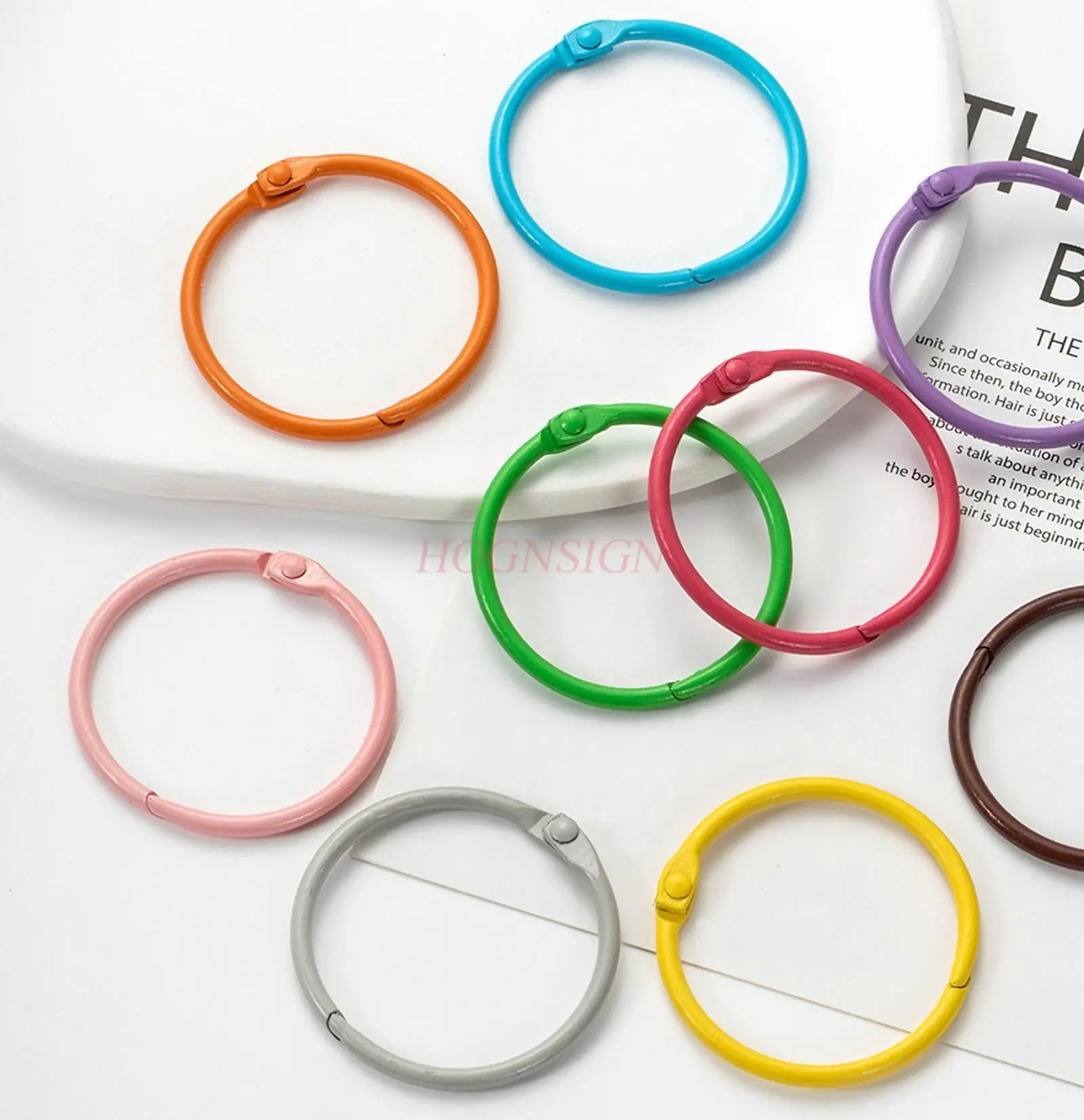 10PCS card ring hinges DIY handmade keychain material jewelry accessories buckle