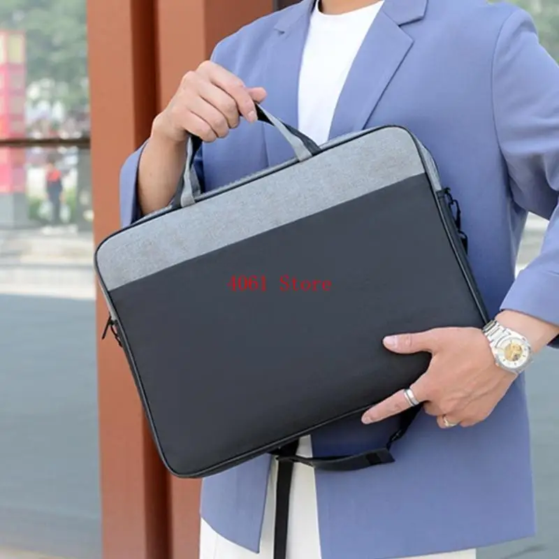 حقيبة كمبيوتر محمول خفيفة الوزن مقاس 15.6/17 بوصة مناسبة للاستخدام المكتبي والسفر #3