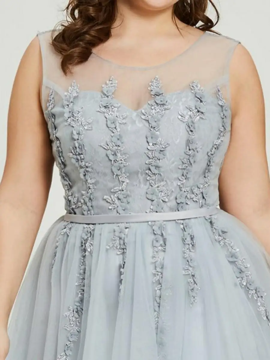 Ele Long Evening Gown Par Ele Evening Dr Ball Gown البوليستر ميدي تنورة منتصف الخصر No Sve oulder