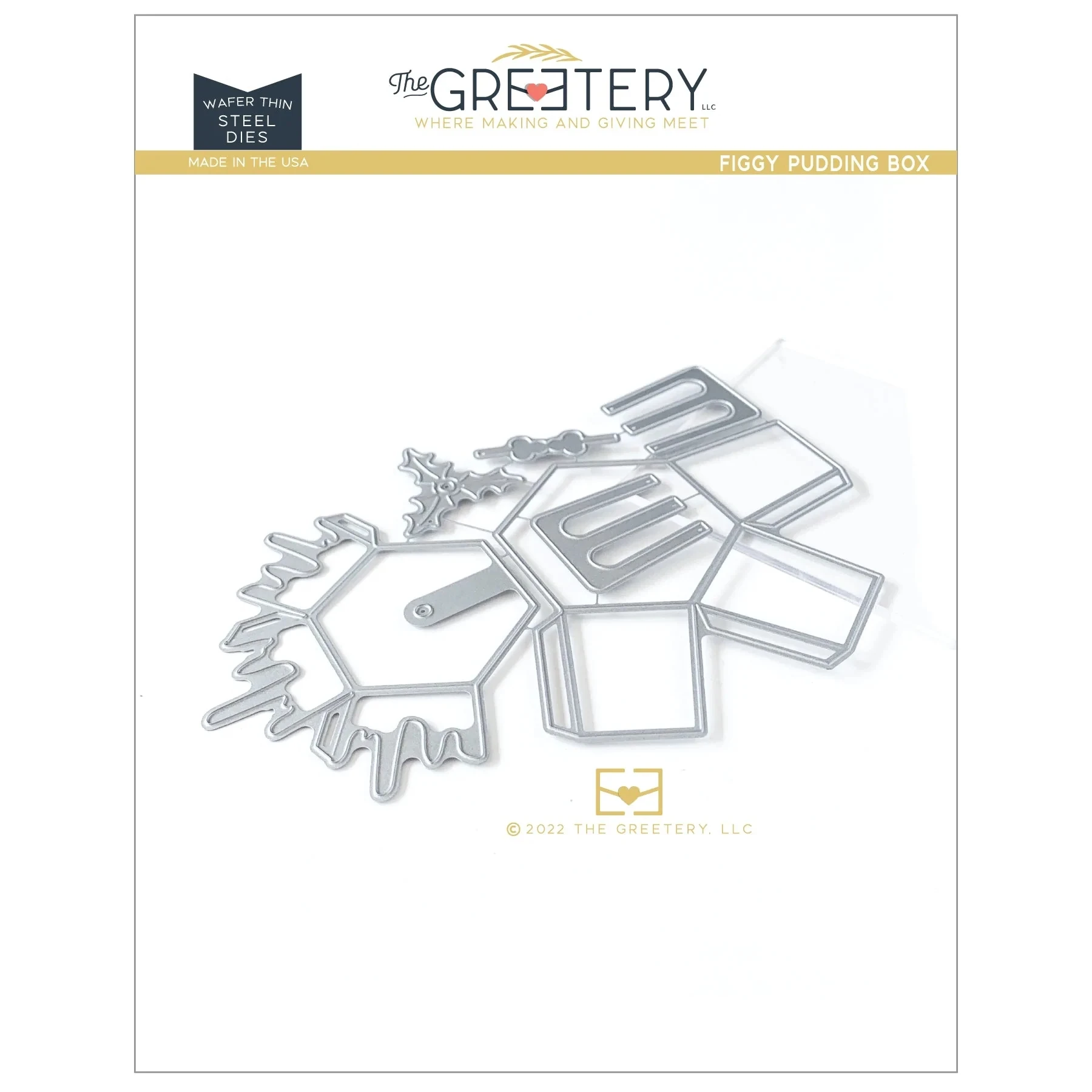 

Figgy пудинговая коробка, металлические Вырубные штампы для «сделай сам», скрапбукинг, альбом, декоративные поделки, тиснение изготовление бумажных открыток