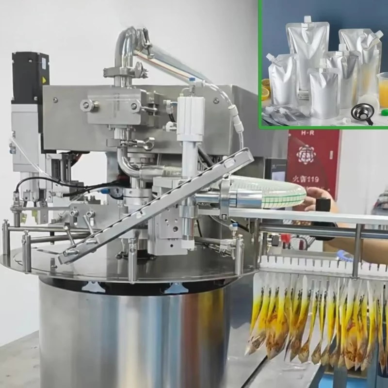Pouch Filling and Capping Machine for Ketchup Sachet Vertical Bag Laundry Detergent Filling and Capping Machine