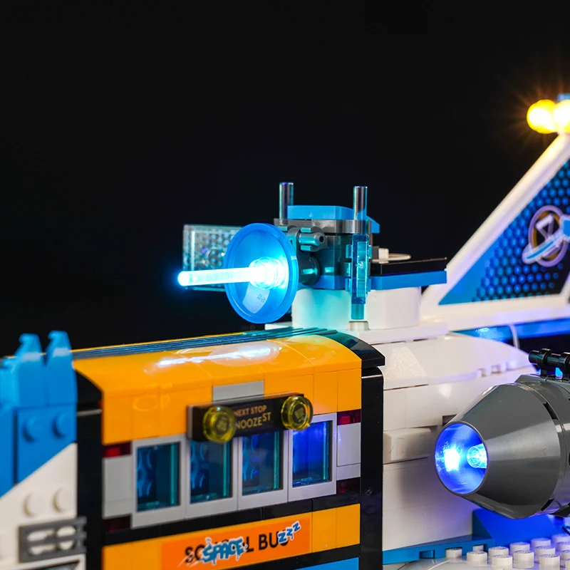 The Vonado LED light 71460 set is suitable for Mr Oz\'s Spacebus building block (only including lighting accessories)