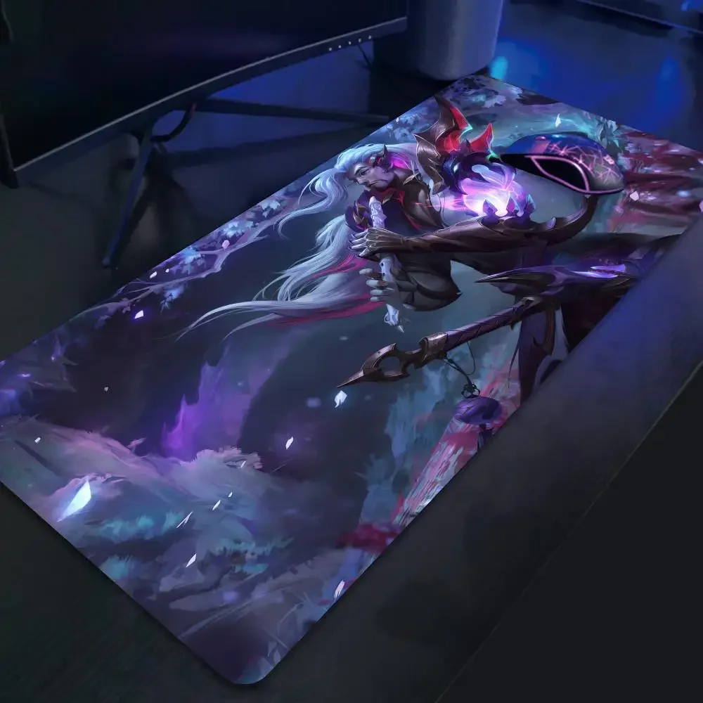 Yasuo League Of Legends Mousepad Large Gaming Mouse Pad LockEdge Thickened Computer Keyboard Table Desk Mat