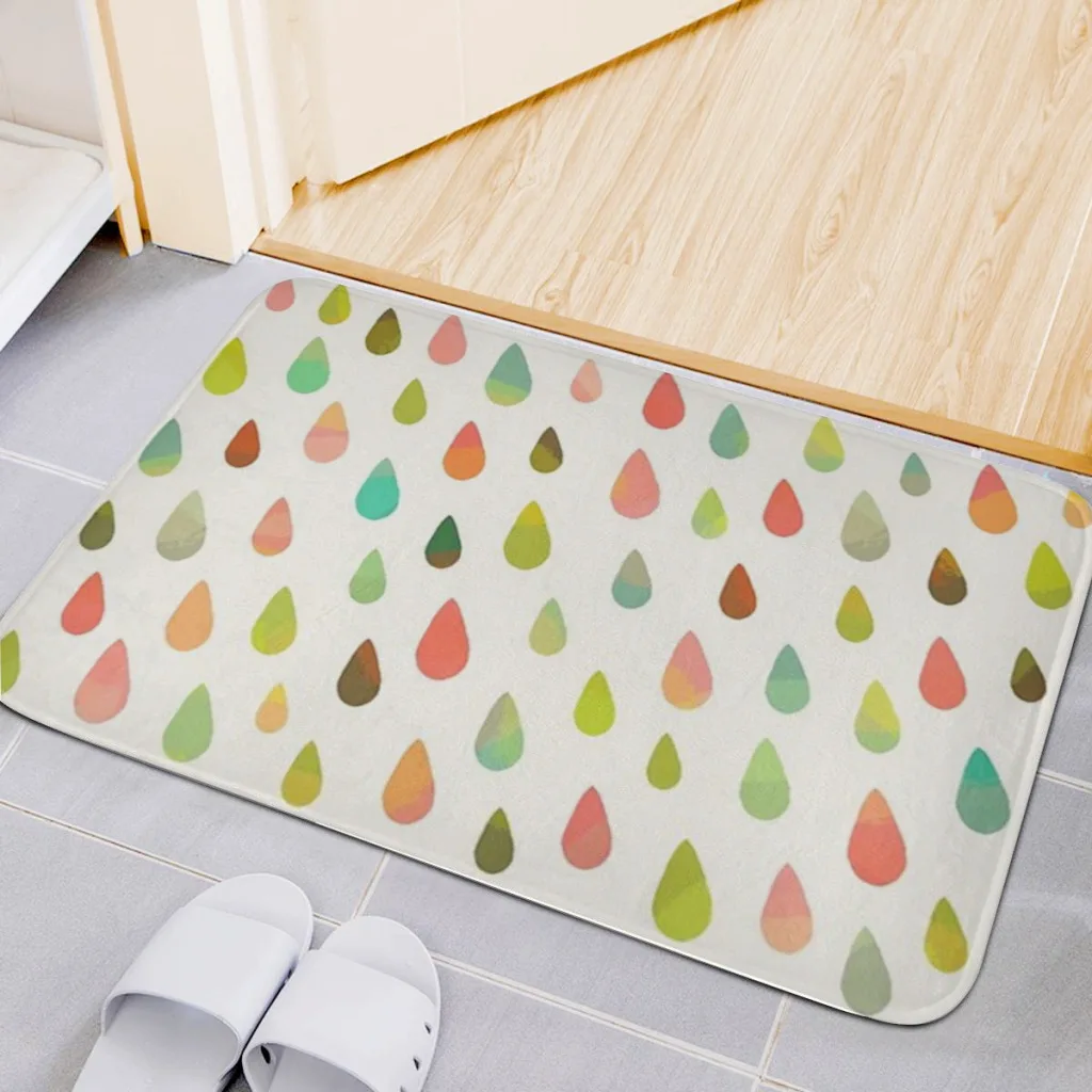

Home Carpet Rug Bathroom Opal Drops Mat Retro Multiple Choice Living Room Kitchen Non-Slip Alfombra
