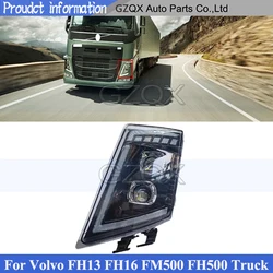 CAPQX LED Front Head Light Head Lamp For VOLVO FH13 FH16 FM500 FH500 TRUCK Headlight Headlamp Trun Light 21035537 21035638