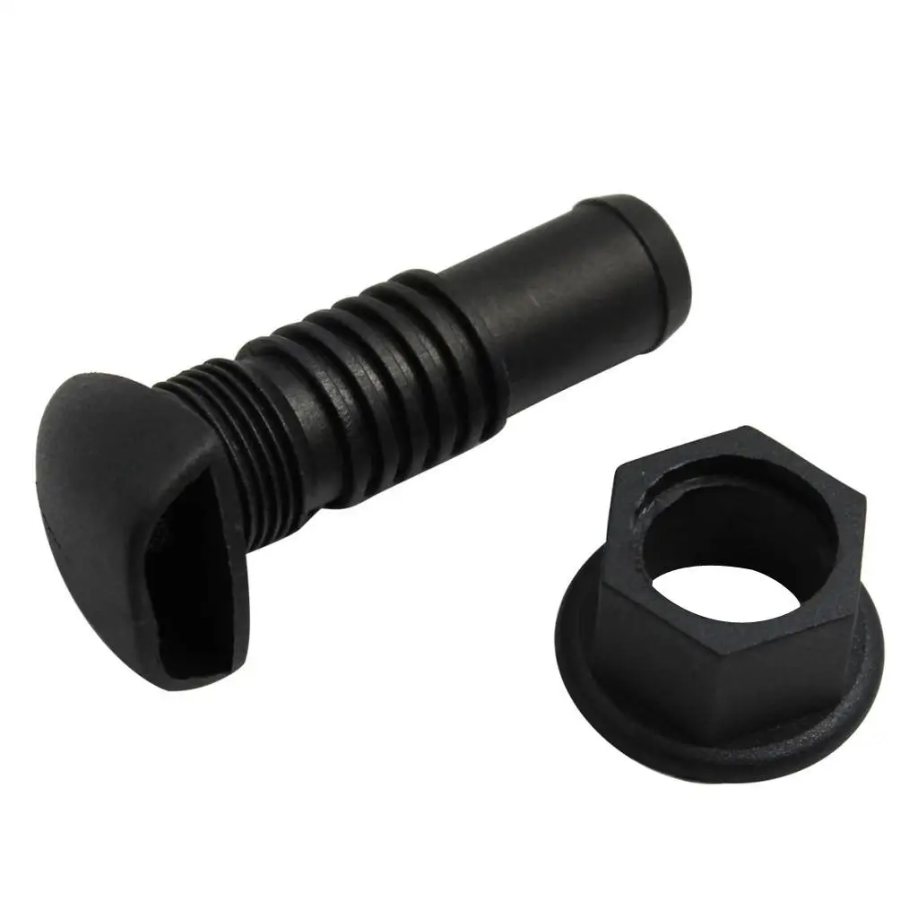 

1 Piece Injection Molded Black Nylon Boat Gas Tank Vent for 5/8" Hose.