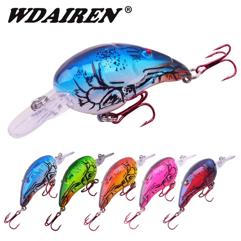 

1 Pc Floating Crankbait Fishing Lure 7cm 11.5g Minoow Wobbler Artificial Hard Bait for Bass Pike Lures Jerkbait Fishing Tackle